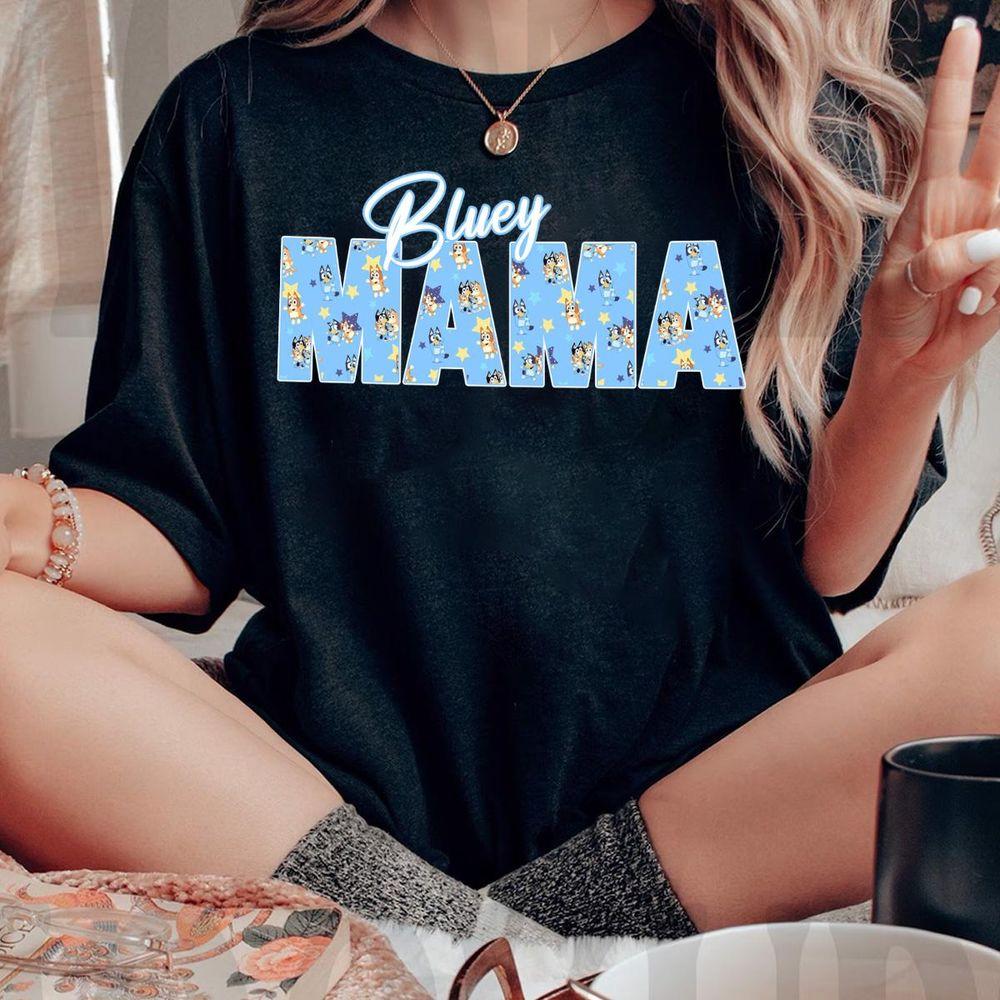 Custom Bluey Mama Awesome Shirt Custom Bluey Mama Awesome Shirt